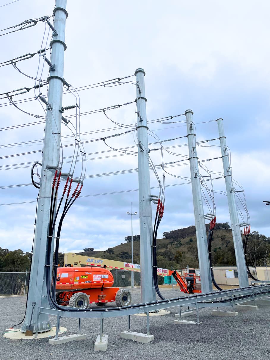 MVSF — 132kV Switchyard Construction